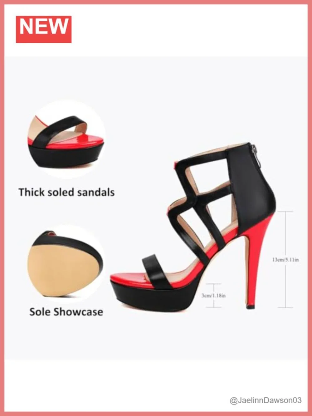 Stiletto Platform Heels Crisscross Open Toe Sandals Back Zip Faux Leather